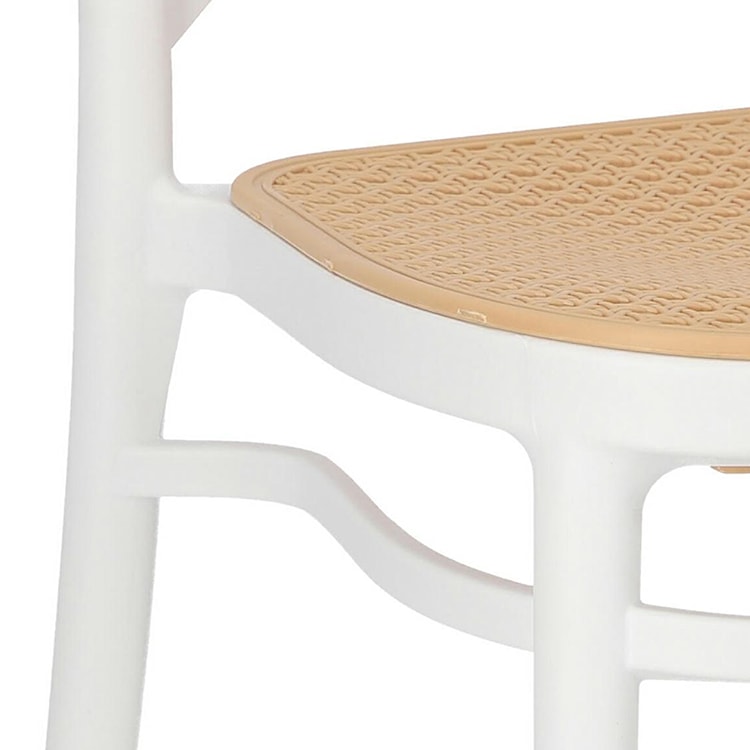 Krzesło z tworzywa Frairlo białe  - zdjęcie 12