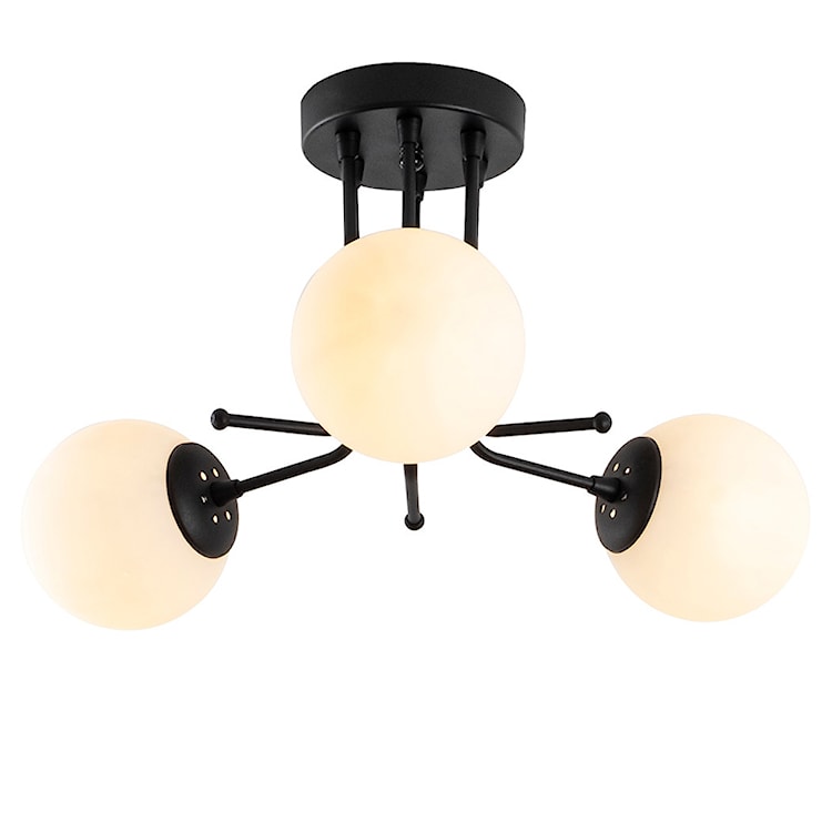 Lampa sufitowa Murrayana x3 czarno-biała  - zdjęcie 4