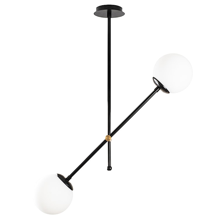 Lampa sufitowa Berehinya x2 kula średnica 15 cm czarna