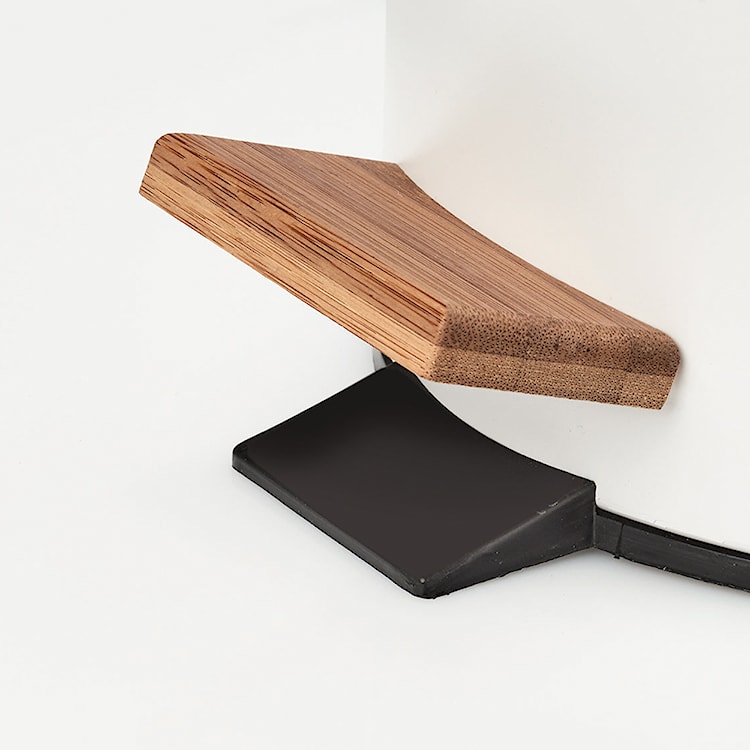 Kosz na śmieci Binne 3l biały/bambus  - zdjęcie 5