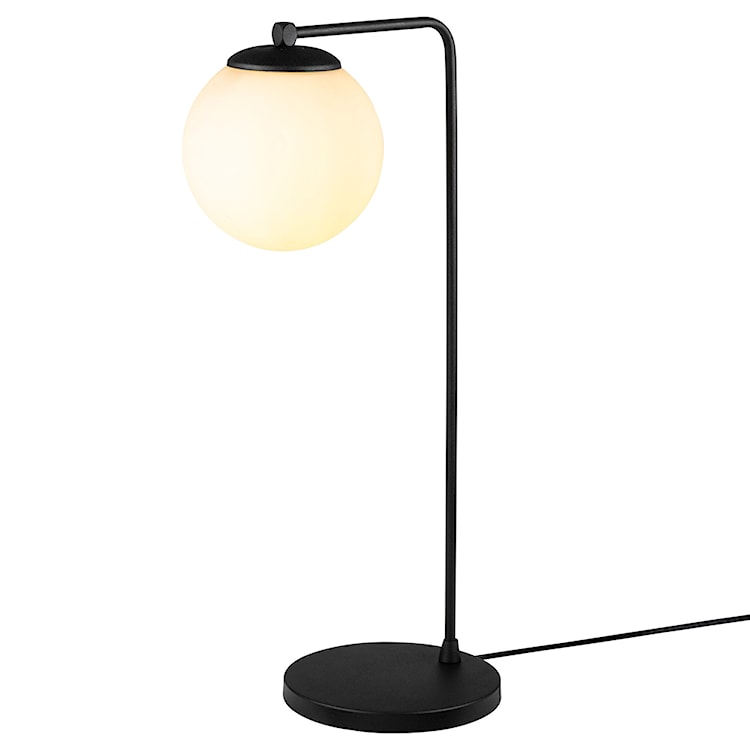 Lampa stołowa Murrayana czarno-biała  - zdjęcie 3