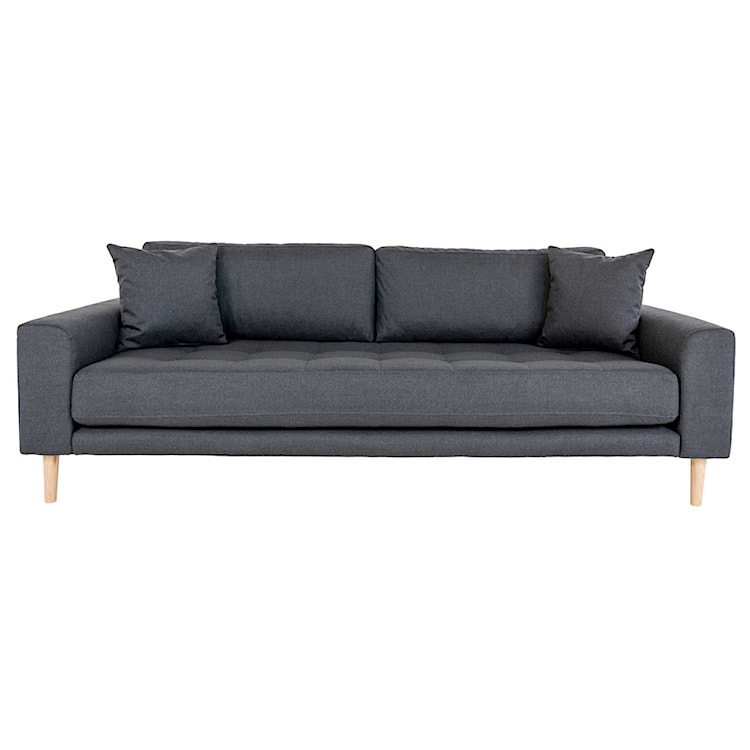Sofa trzyosobowa Dagmarri 210 cm ciemnoszara  - zdjęcie 2