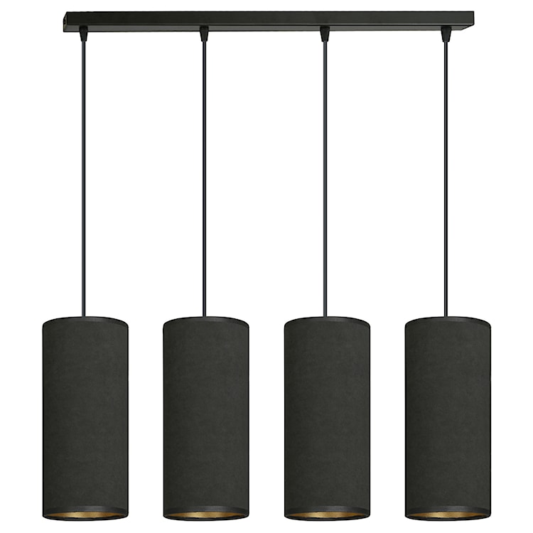 Lampa wisząca Bonett x4 65 cm czarna 