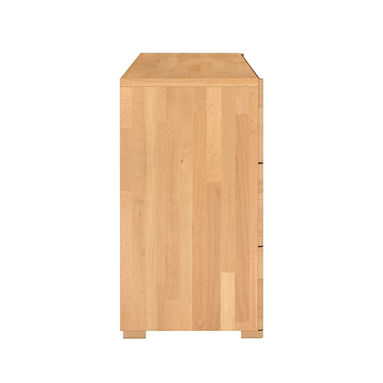 Komoda Herte z drewna bukowego z sześcioma szufladami Palisander  - zdjęcie 3
