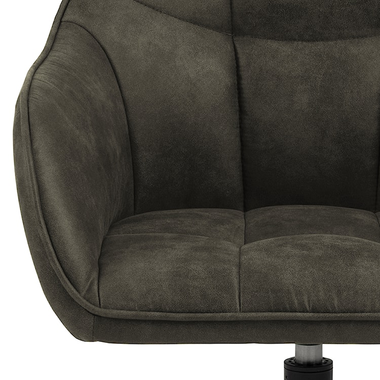 Krzesło tapicerowane obrotowe Hongor ciemnozielone  - zdjęcie 9