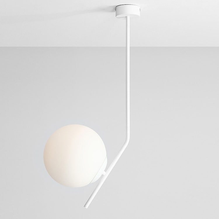 Lampa wisząca Pipeally 64 cm biała  - zdjęcie 3
