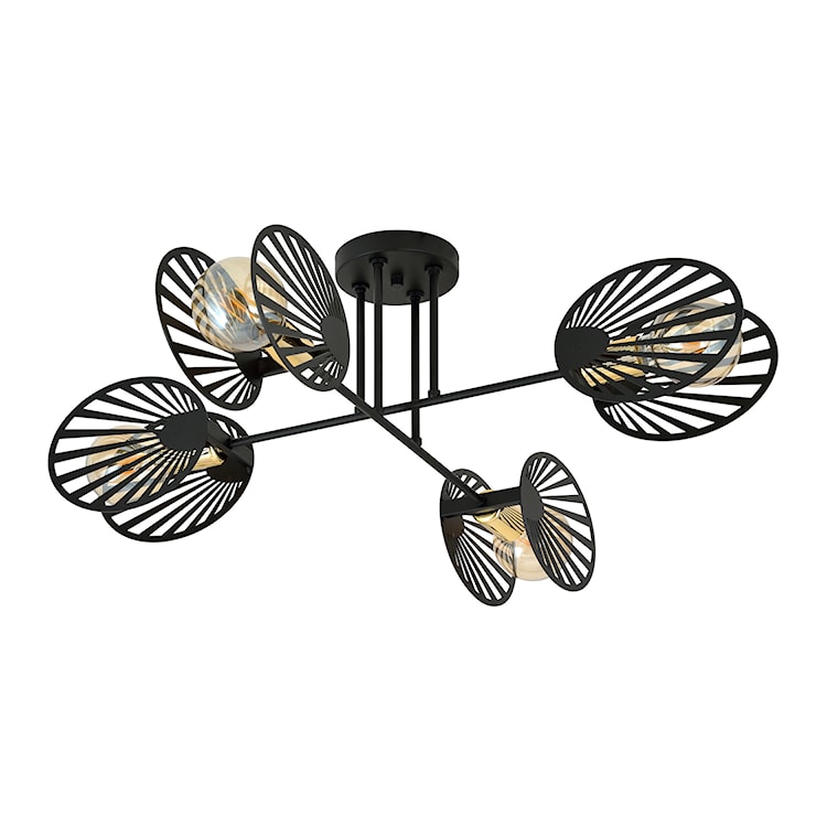 Lampa sufitowa Arcend x4 czarna  - zdjęcie 2