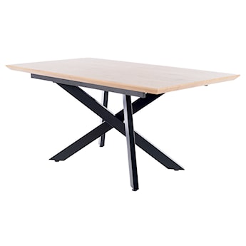 Stół rozkładany Lapplers 90-160x200 cm dąb-czarny