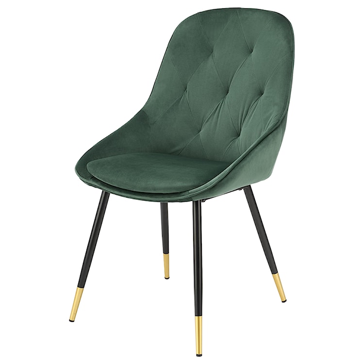 Krzesło tapicerowane Slasidit zielone