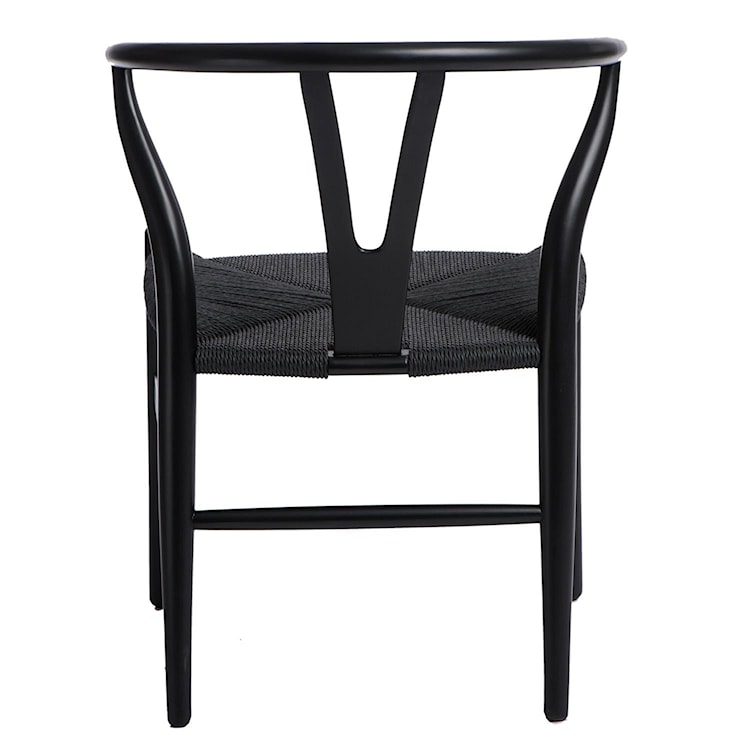 Krzesło Wicker czarne  - zdjęcie 10