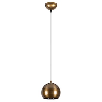 Lampa wisząca Biben w kształcie kuli średnica 15 cm złota