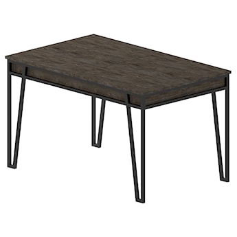 Stół rozkładany Privels 132-170x80 cm ciemnobrązowy