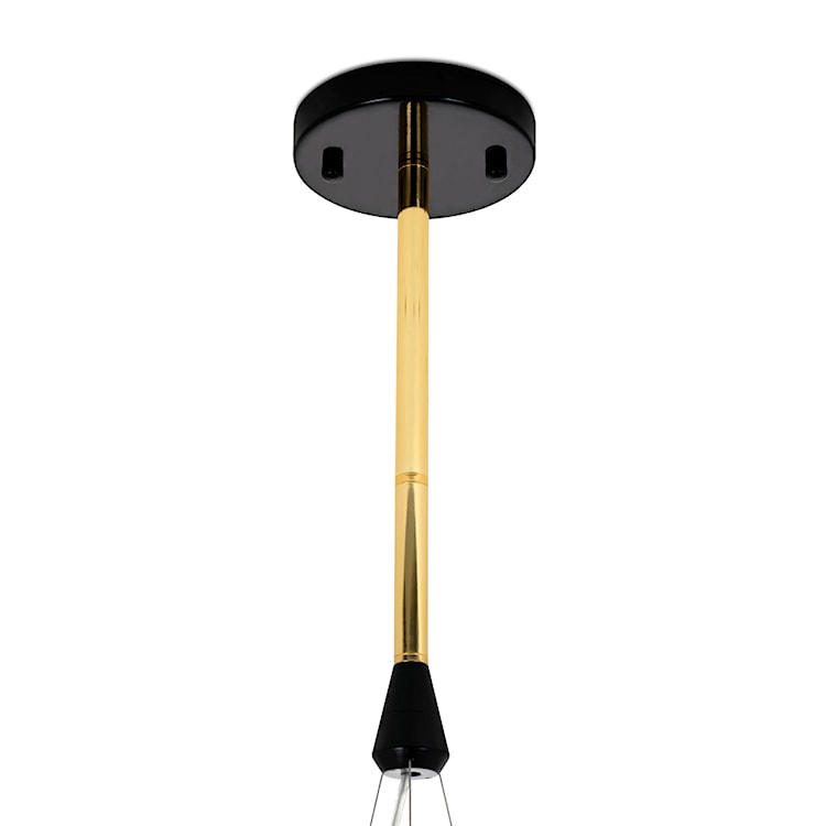 Lampa wisząca Silvania 80 cm czarna/złota  - zdjęcie 5