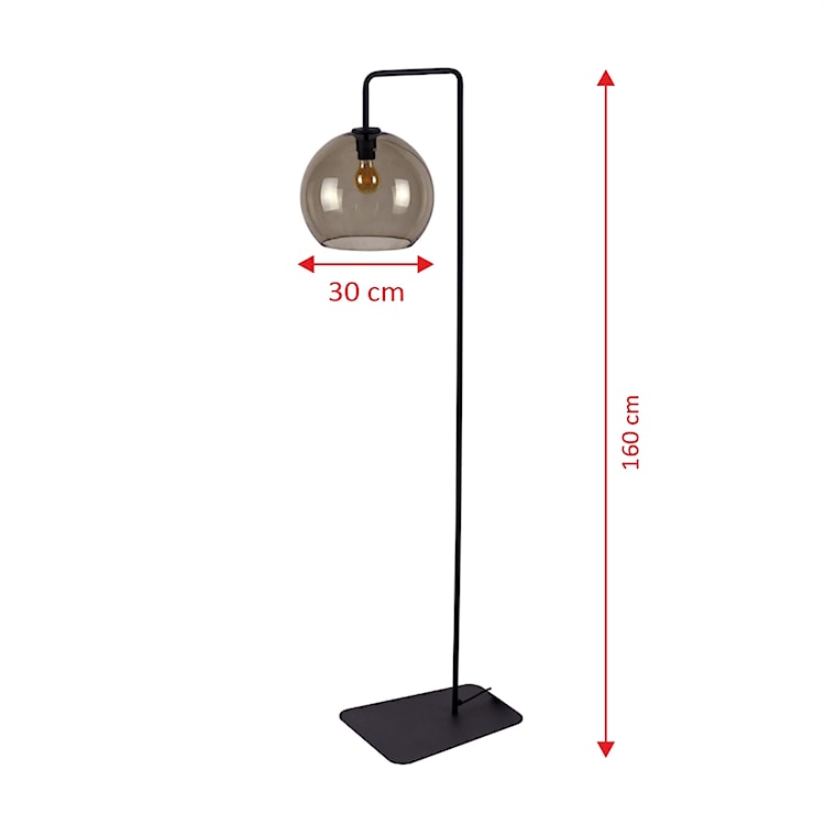 Lampa podłogowa Monaco dymiona 8794  - zdjęcie 3