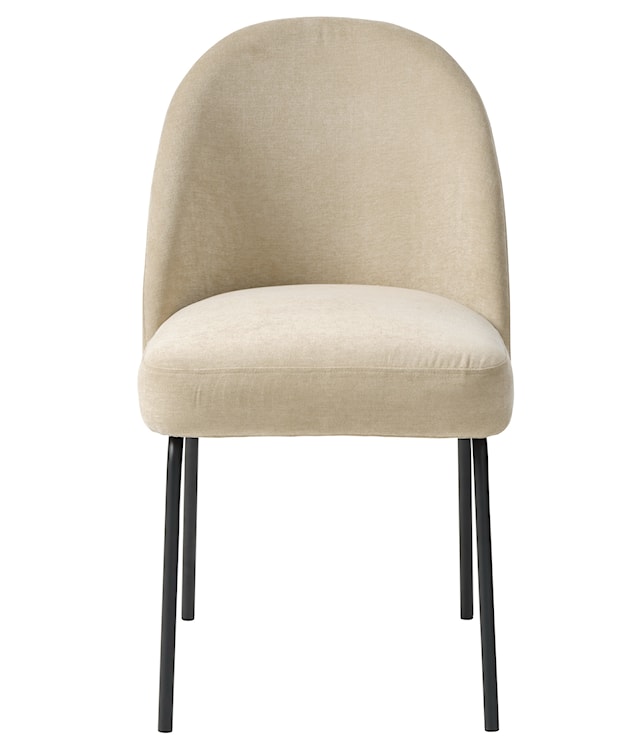 Krzesło tapicerowane Nelicials piaskowy szenil  - zdjęcie 2