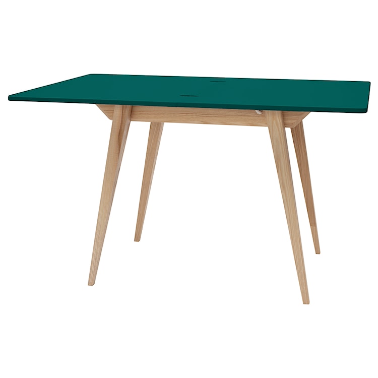 Stół rozkładany Envelope 65-130x90 cm zielony  - zdjęcie 2