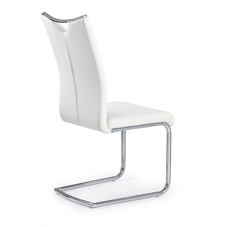 Krzesło tapicerowane Kondo białe  - zdjęcie 2