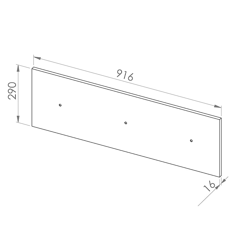 Półka ścienna Madarro 92 cm  - zdjęcie 7