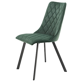 Krzesło tapicerowane Dreasies zielone