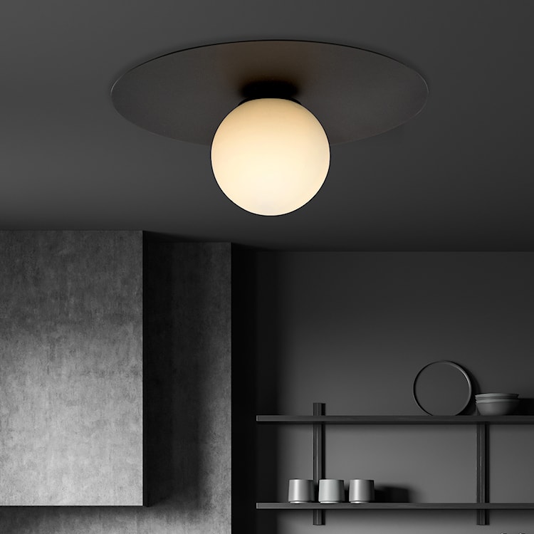 Lampa sufitowa Sorium czarno-biała  - zdjęcie 4