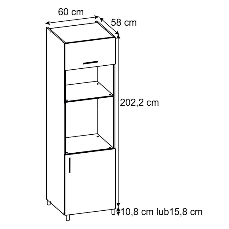 Zestaw mebli kuchennych Sottana biały 270x210 cm  - zdjęcie 16