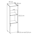 Zestaw mebli kuchennych Sottana biały 270x210 cm  - zdjęcie 16