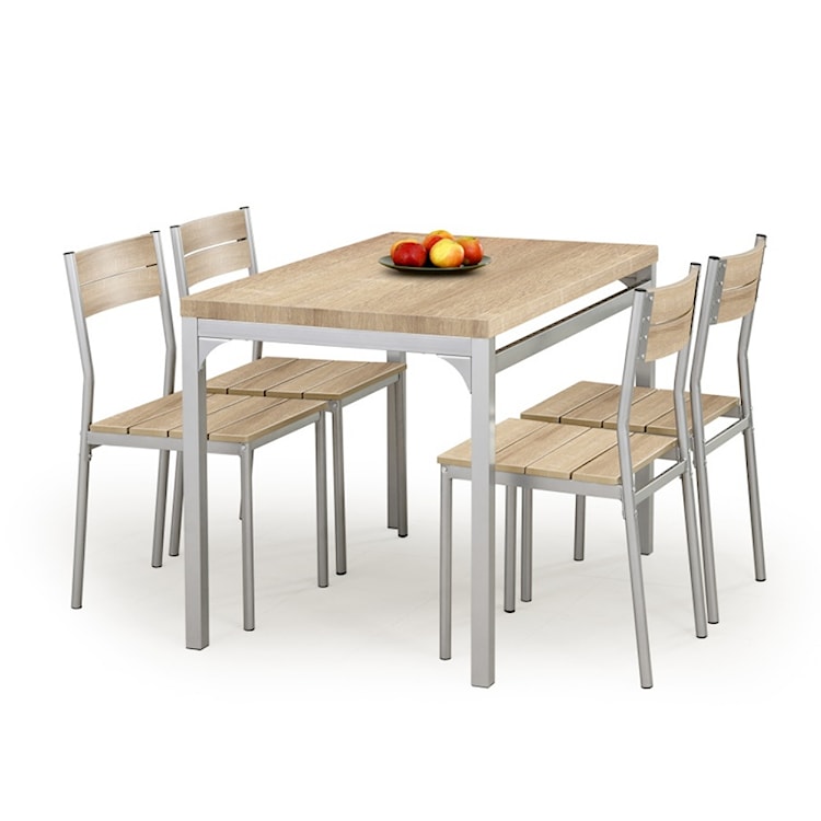 Stół z krzesłami Ovio dąb sonoma  - zdjęcie 4