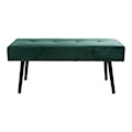 Ławka tapicerowana Belicer 100x35 cm zielony velvet  - zdjęcie 3