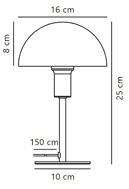 Lampa stołowa Ellen brązowa metalowa  - zdjęcie 6