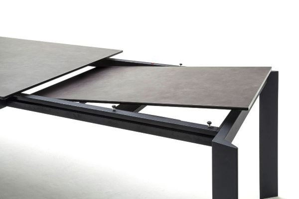 Stół do jadalni Evaparly rozkładany 180-240x95 cm antracyt  - zdjęcie 2
