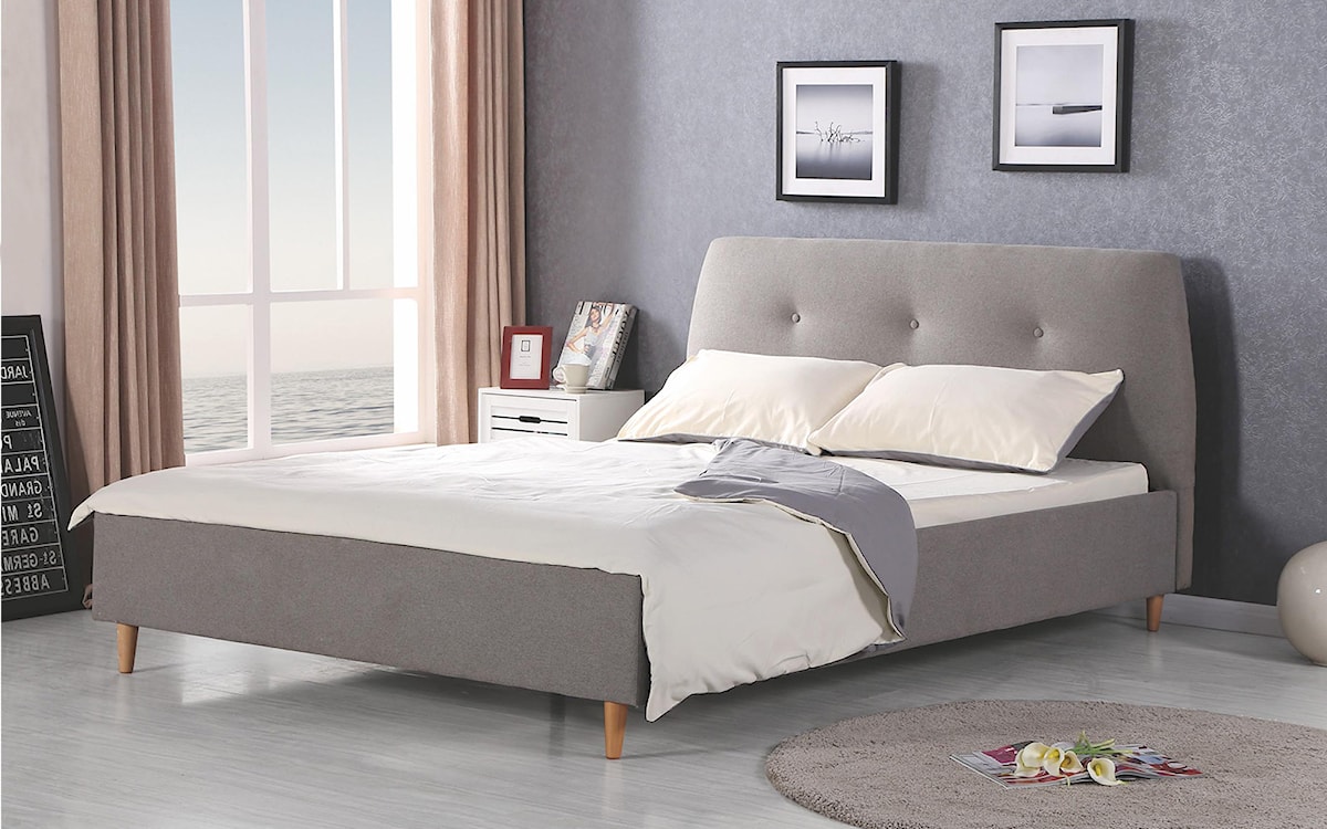 Łóżko tapicerowane Rewamma 160x200 cm  - zdjęcie 2