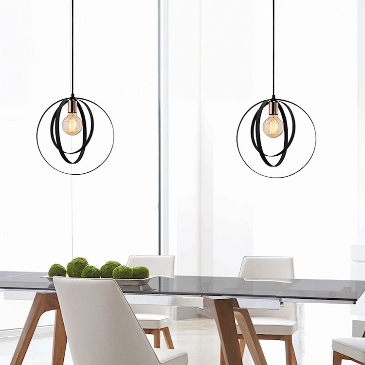 Lampa wisząca Peruvian x1 czarna  - zdjęcie 2