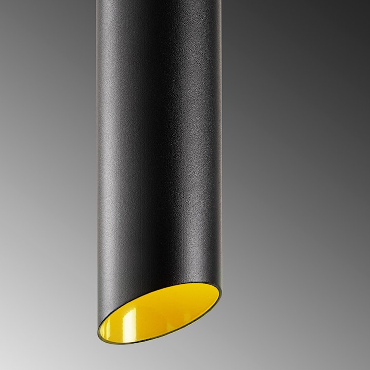 Lampa sufitowa Rientaki x5 spoty na okrągłej podsufitce czarna  - zdjęcie 5