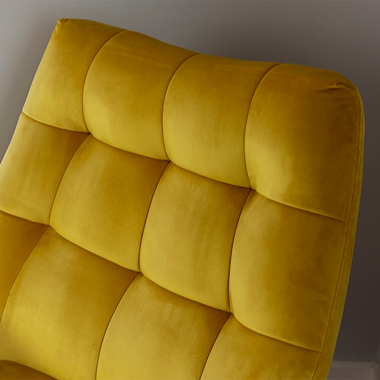 Fotel obrotowy Sherley żółty  - zdjęcie 17