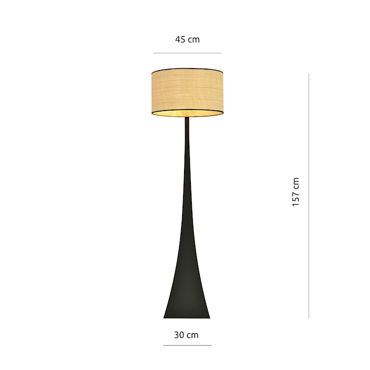 Lampa podłogowa Sonalla beżowa  - zdjęcie 8