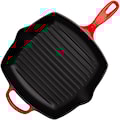 Le Creuset - Patelnia żeliwna grillowa Signature 26 cm czerwona  - zdjęcie 9