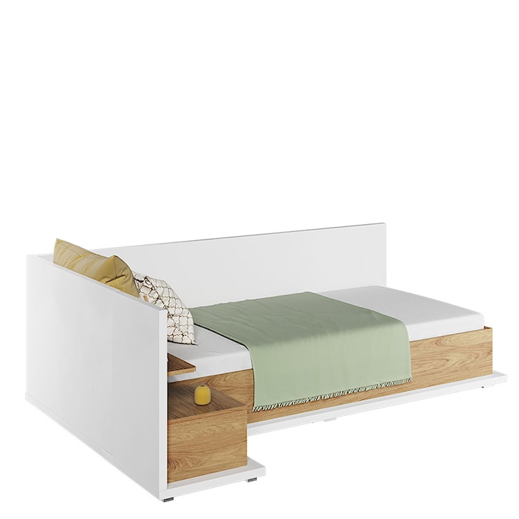 Łóżko młodzieżowe z pojemnikiem Simi 90x200 cm lewe  - zdjęcie 5