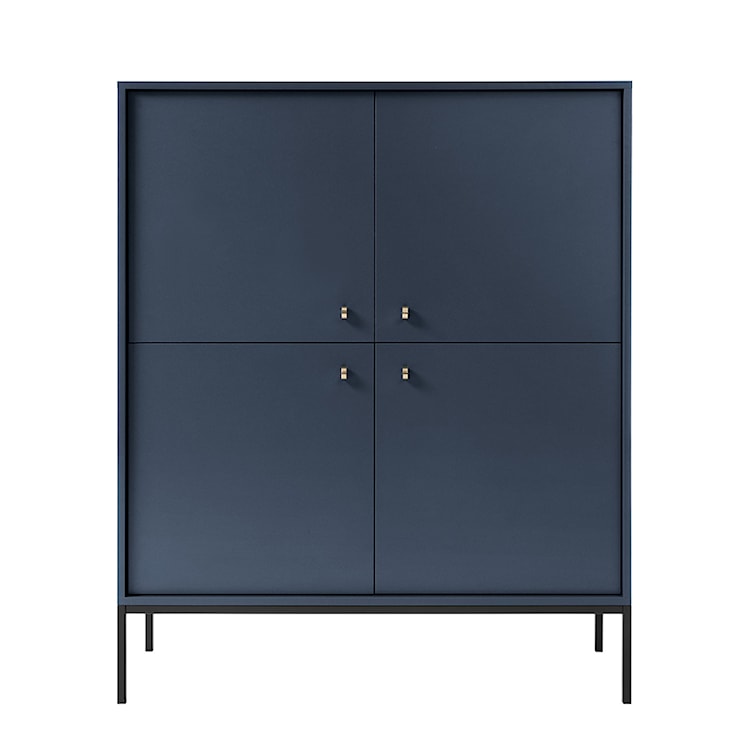 Komoda pionowa Monne granatowa vintage  - zdjęcie 8