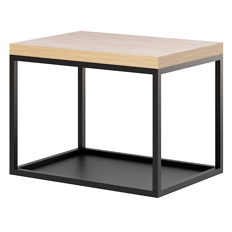 Szafka pod umywalkę Trinso wisząca z półką czarna 43/60 cm 