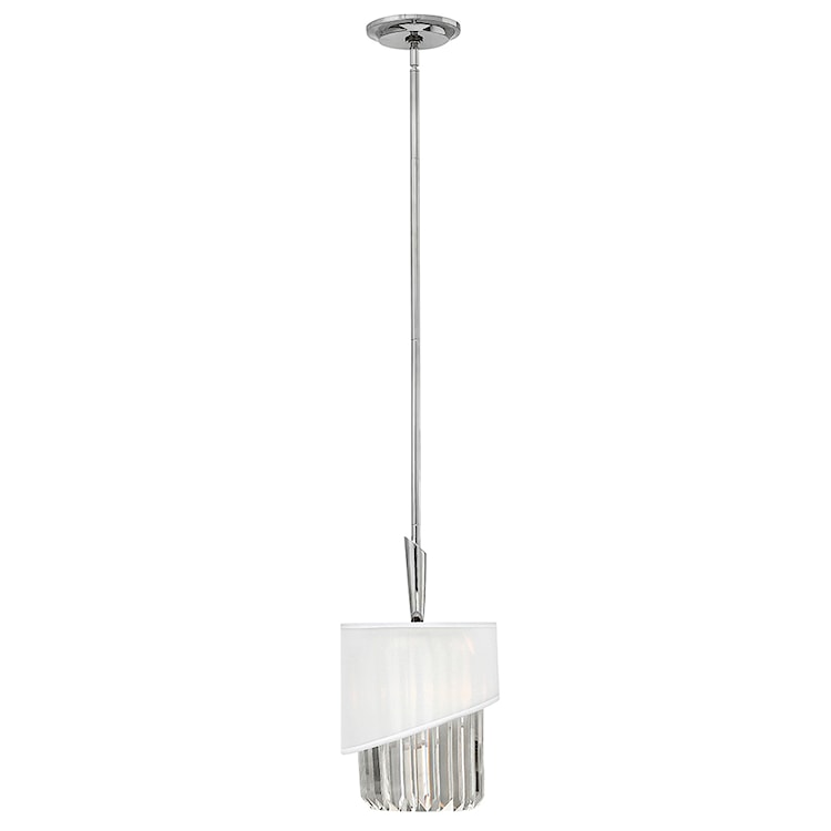 Lampa wisząca Gaime średnica 25,4 cm nikiel  - zdjęcie 2