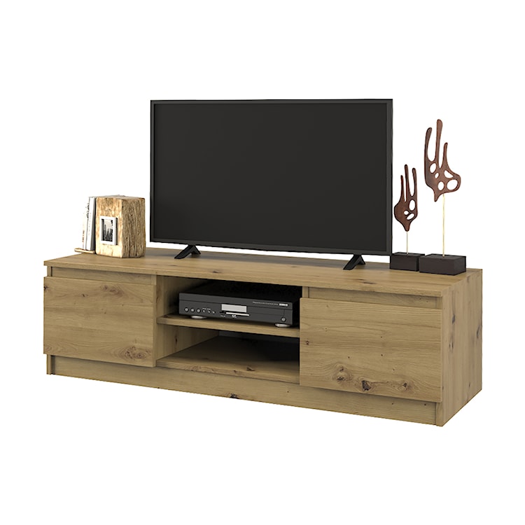 Szafka RTV Climiconia 120 cm Wenge / Biały  - zdjęcie 4