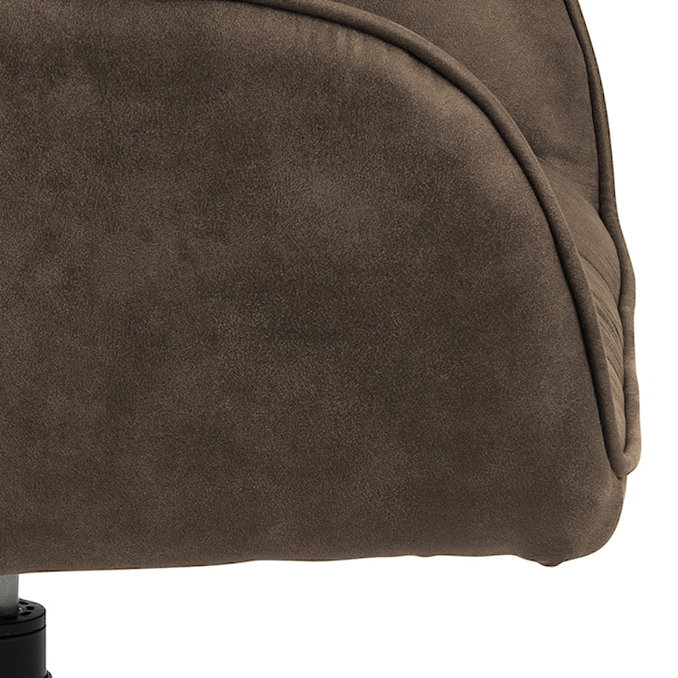 Krzesło tapicerowane obrotowe Hongor brązowe  - zdjęcie 9