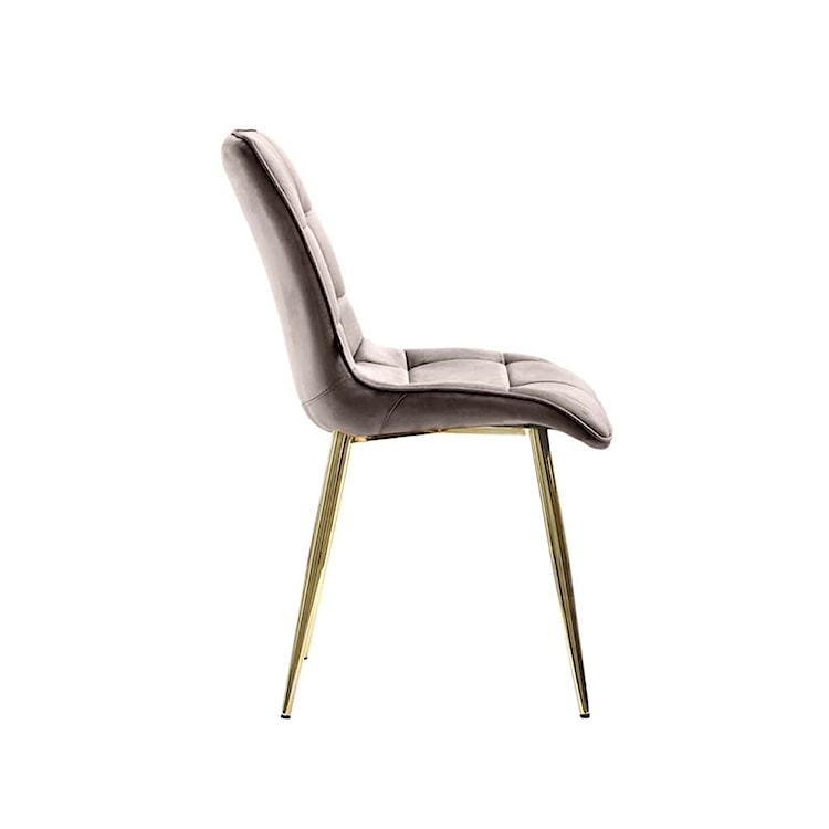 Krzesło tapicerowane Briare szaro - złote  - zdjęcie 6