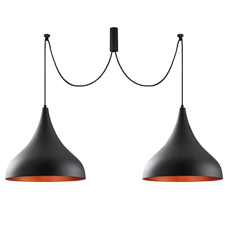 Lampa wisząca Staice x2 131 cm czarny  - zdjęcie 2