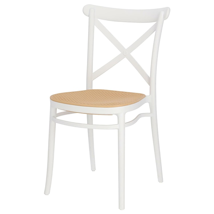 Krzesło z tworzywa Frairlo białe