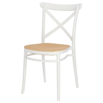 Krzesło z tworzywa Frairlo białe