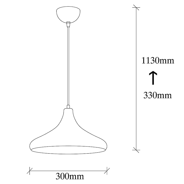 Lampa wisząca Theyro z okrągłym kloszem średnica 30 cm srebrna  - zdjęcie 5