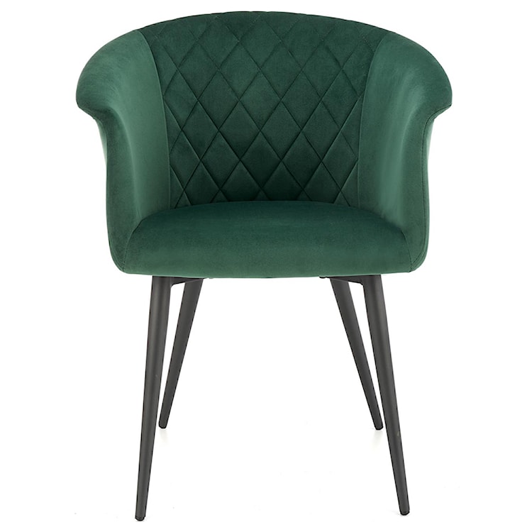 Krzesło tapicerowane Foggles zielone  - zdjęcie 3