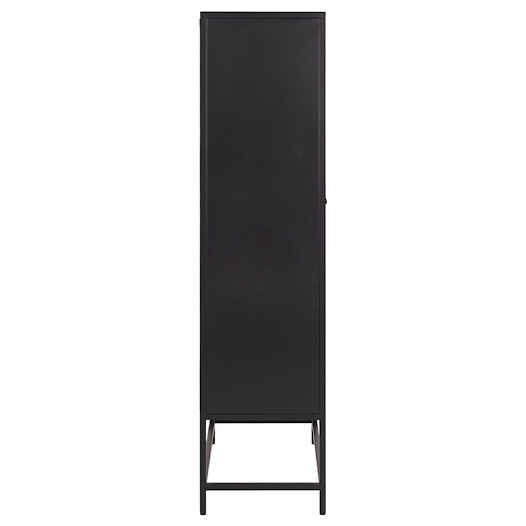 Komoda metalowa Rondan w stylu industrialnym 160x80 cm czarna  - zdjęcie 4
