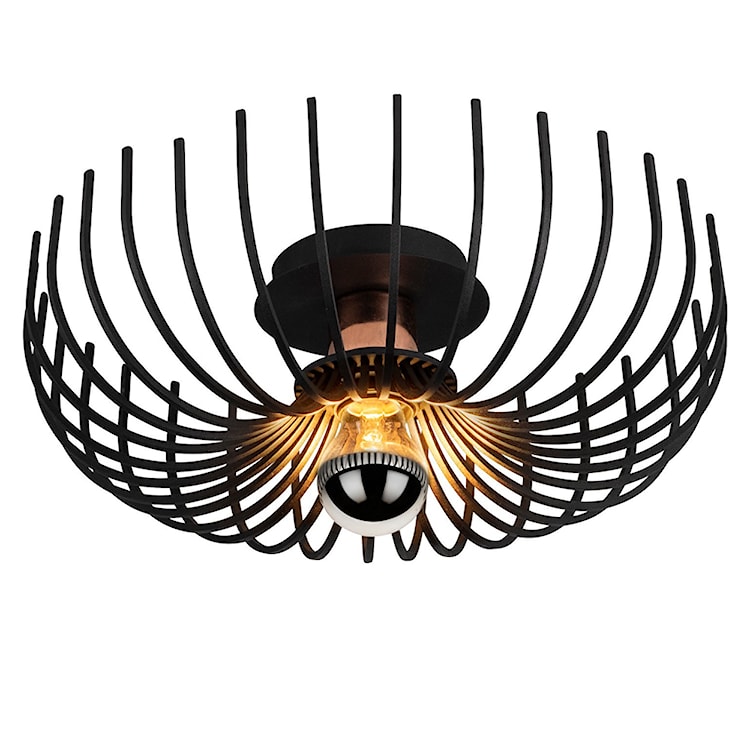 Lampa wisząca Skyriblent 36 cm czarna  - zdjęcie 2